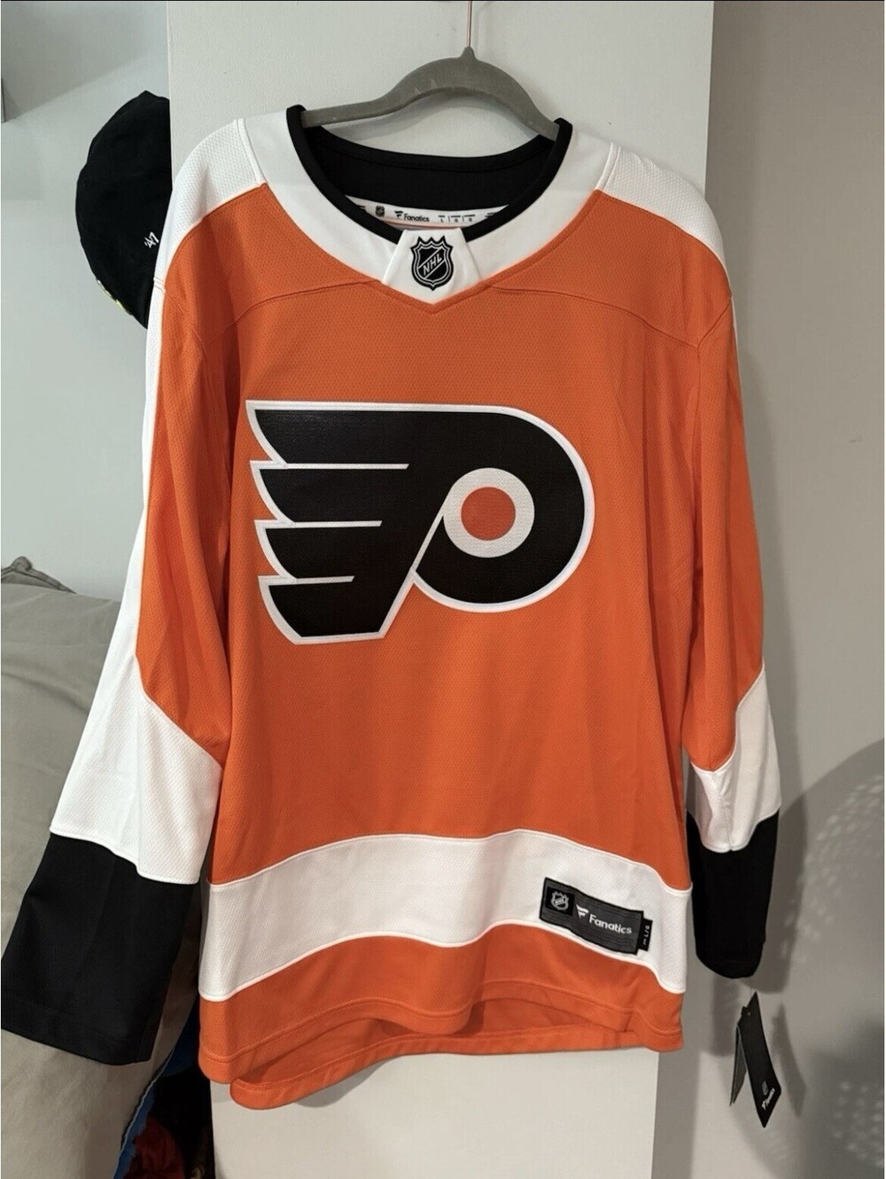 Philadelphia Flyers Fanatics Away Premier Breakaway Jersey White Size 4XL